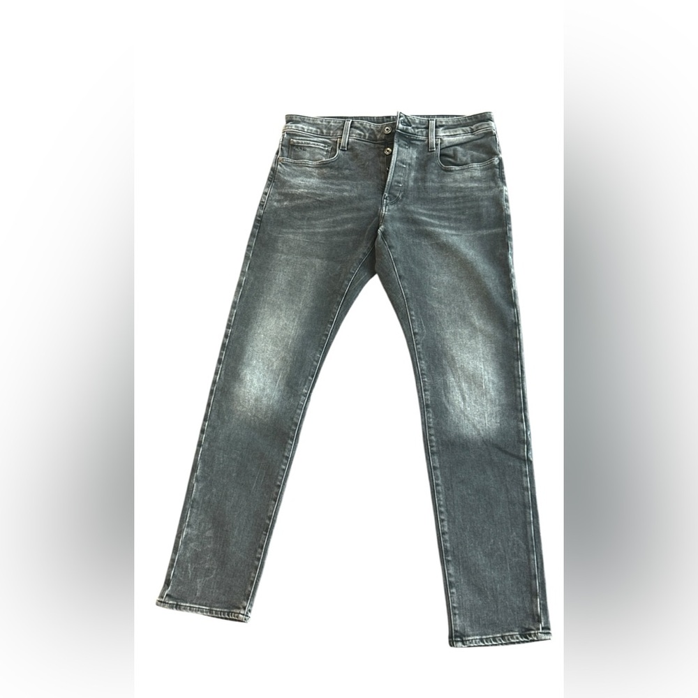 G-Star Raw Slim Gray Jeans Size 32 Men’s Stretch Denim - Picture 8 of 13